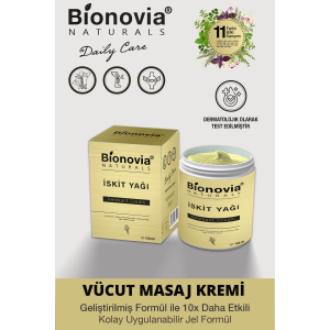 Bionovia İskit Yağı Özel Karışımlı Eklem, Kas Rahatlatıcı Masaj Kremi 150ml